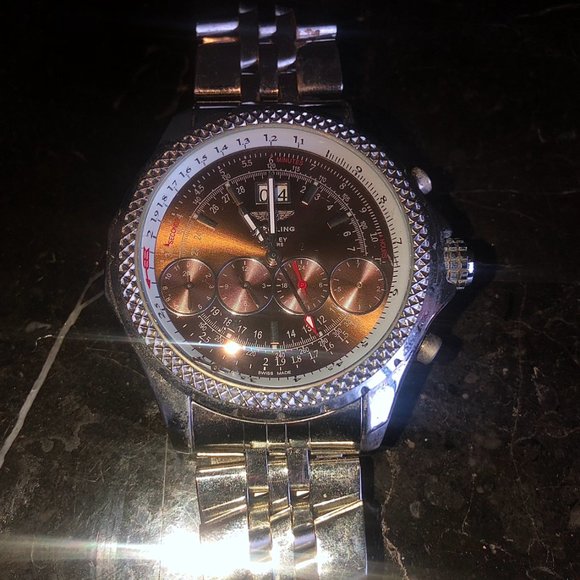 Vintage Other - Breitling Bentley 48mm Chronograph Watch (Copper)